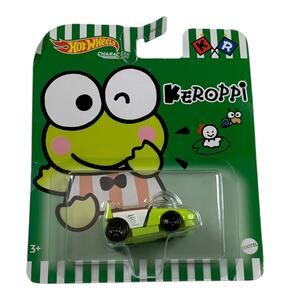 Hot Wheels Character Cars Keroppi Sanrio Frog Die Cast Car Mattel